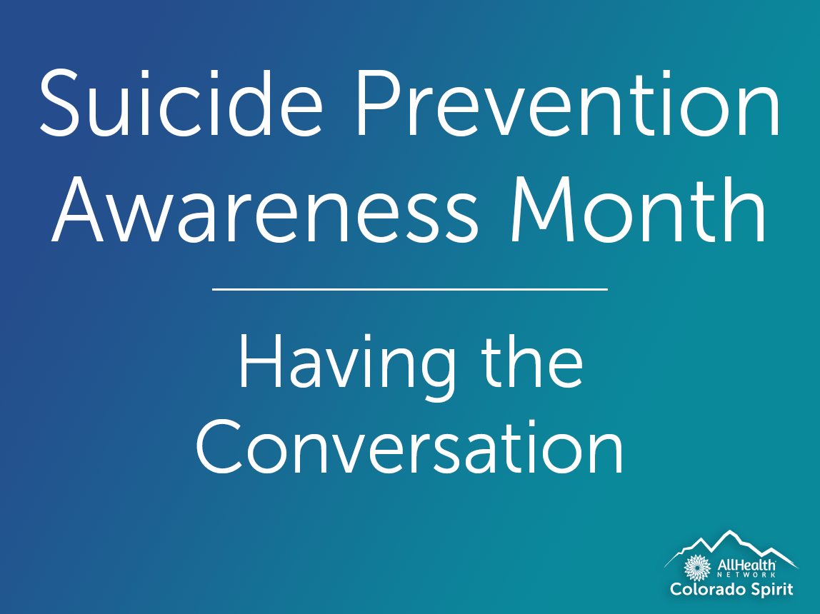 Suicide Prevention Awareness Month Pt 2 - Having the Conversation ...